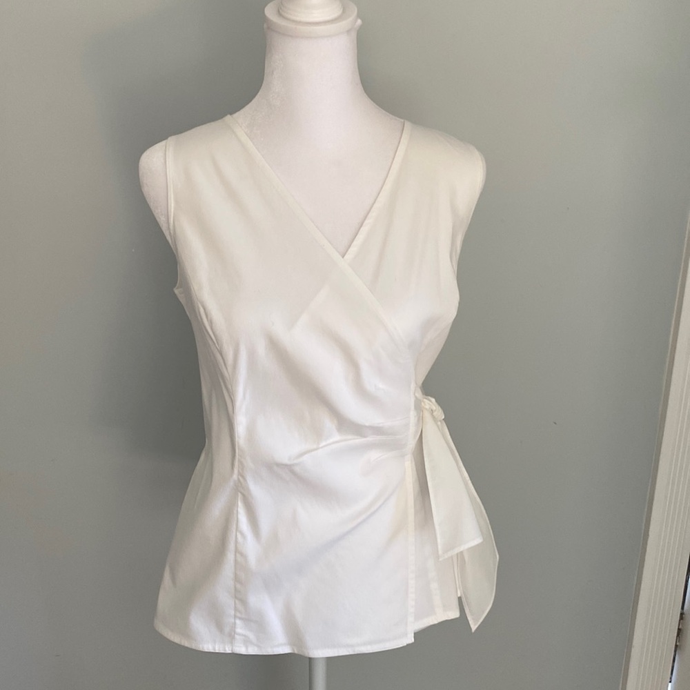 Faux wrap top